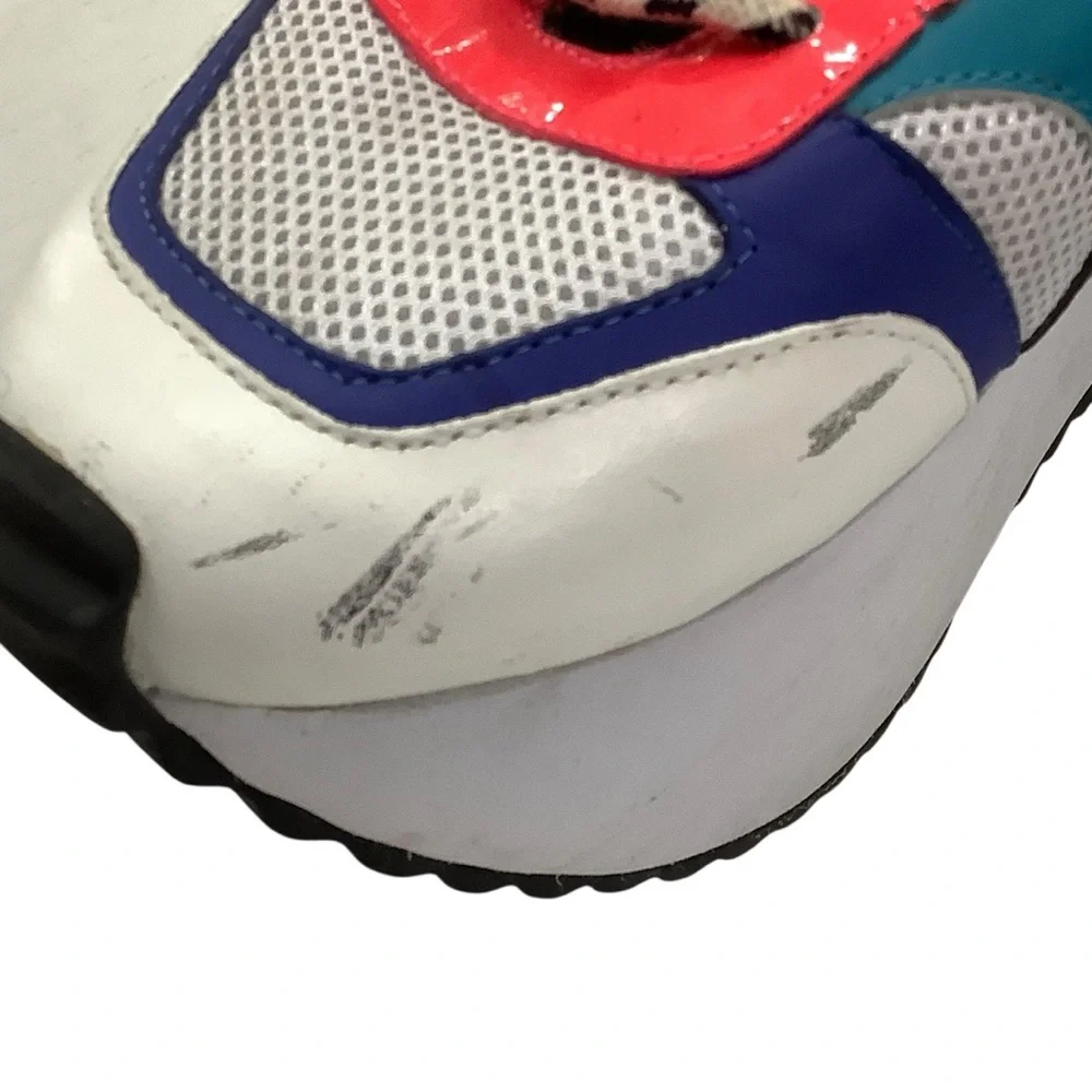 Ruthie Davis Amelia Colorful Platform Low-Top Sneakers